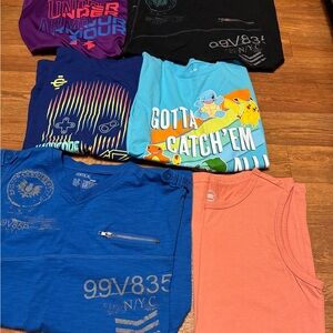 Lot of 6 Boy’s Shirts Size Large